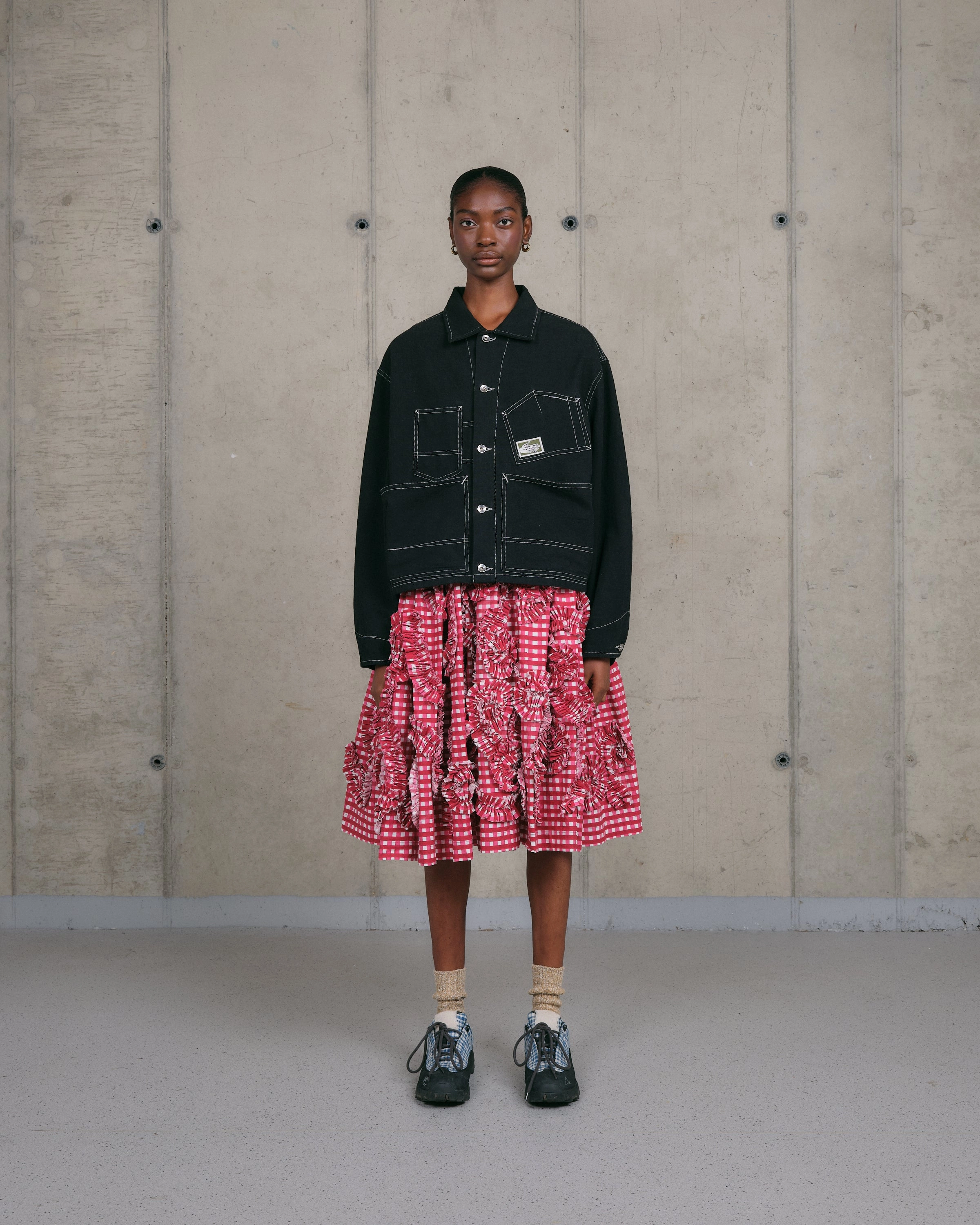 Station Jacket - Black Wonky-Wear Weather Proof