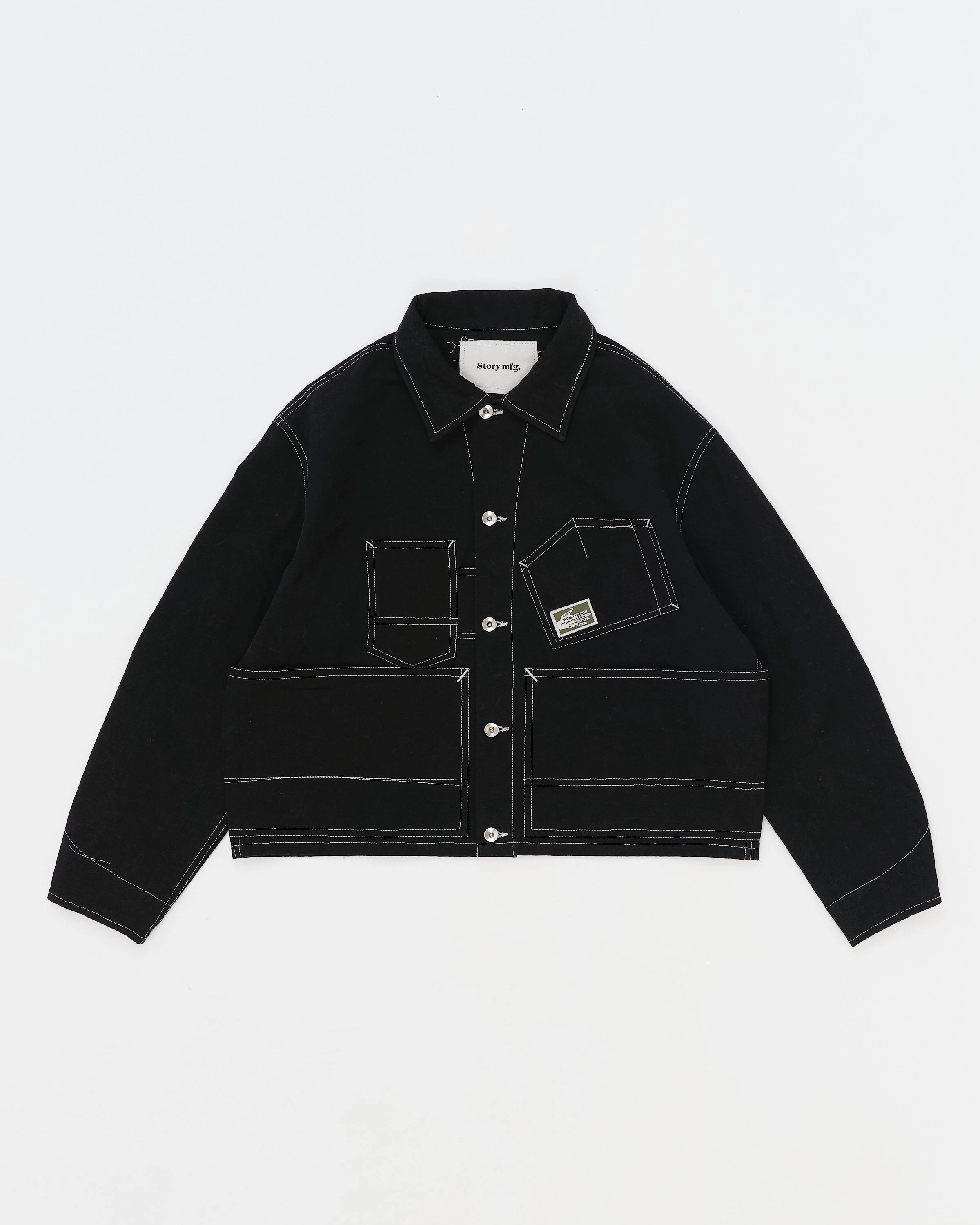 Everyday Favorite Station Jacket - Black Wonky-Wear