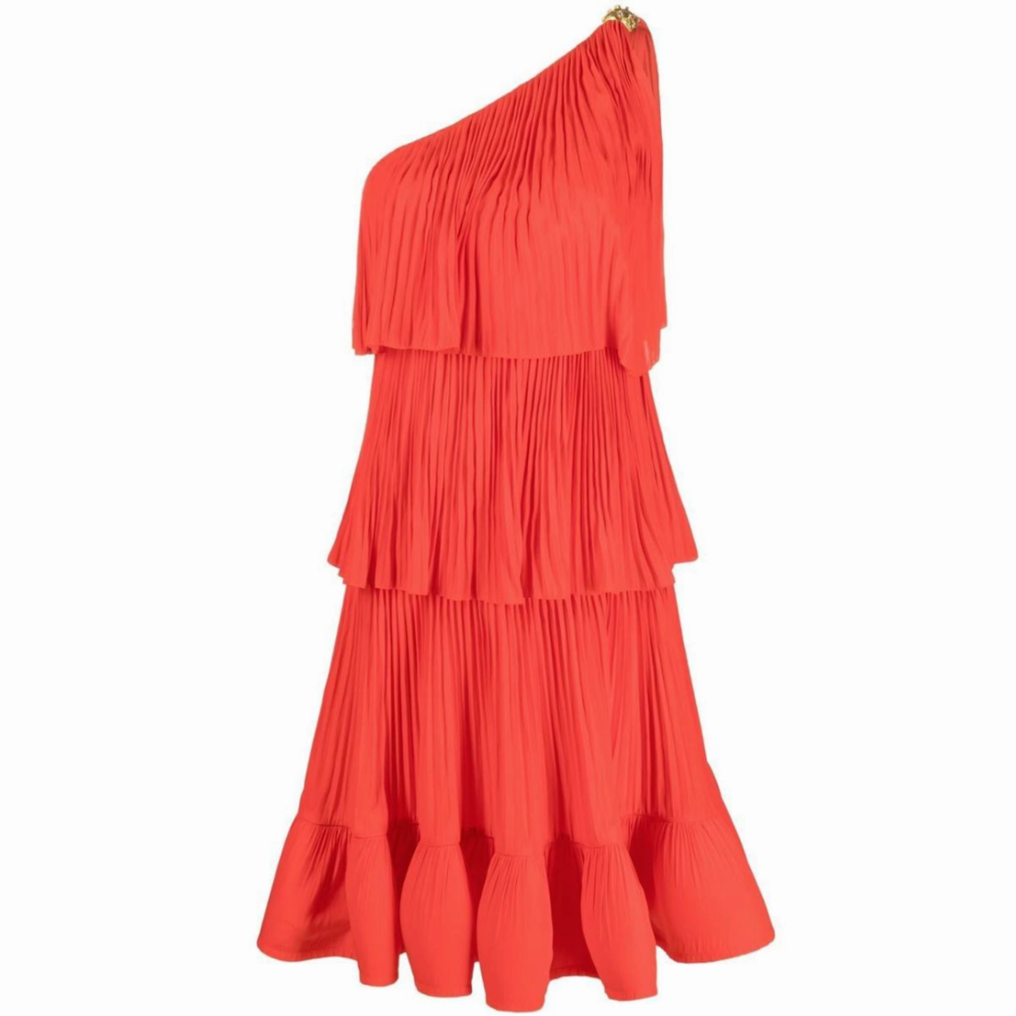 Back Glow Cozy Wear Asymmetric Layer Dress
