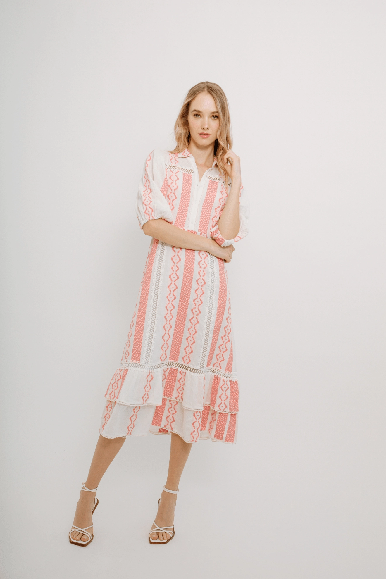 Travel Ready Trendy Cut Catalina II Dress Pink