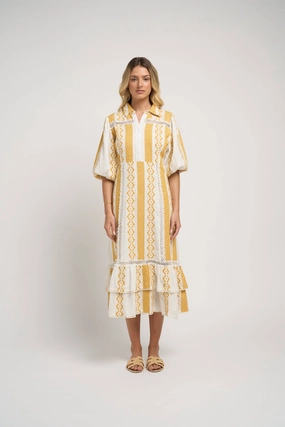 Tailored Elegance Catalina II Dress Yellow