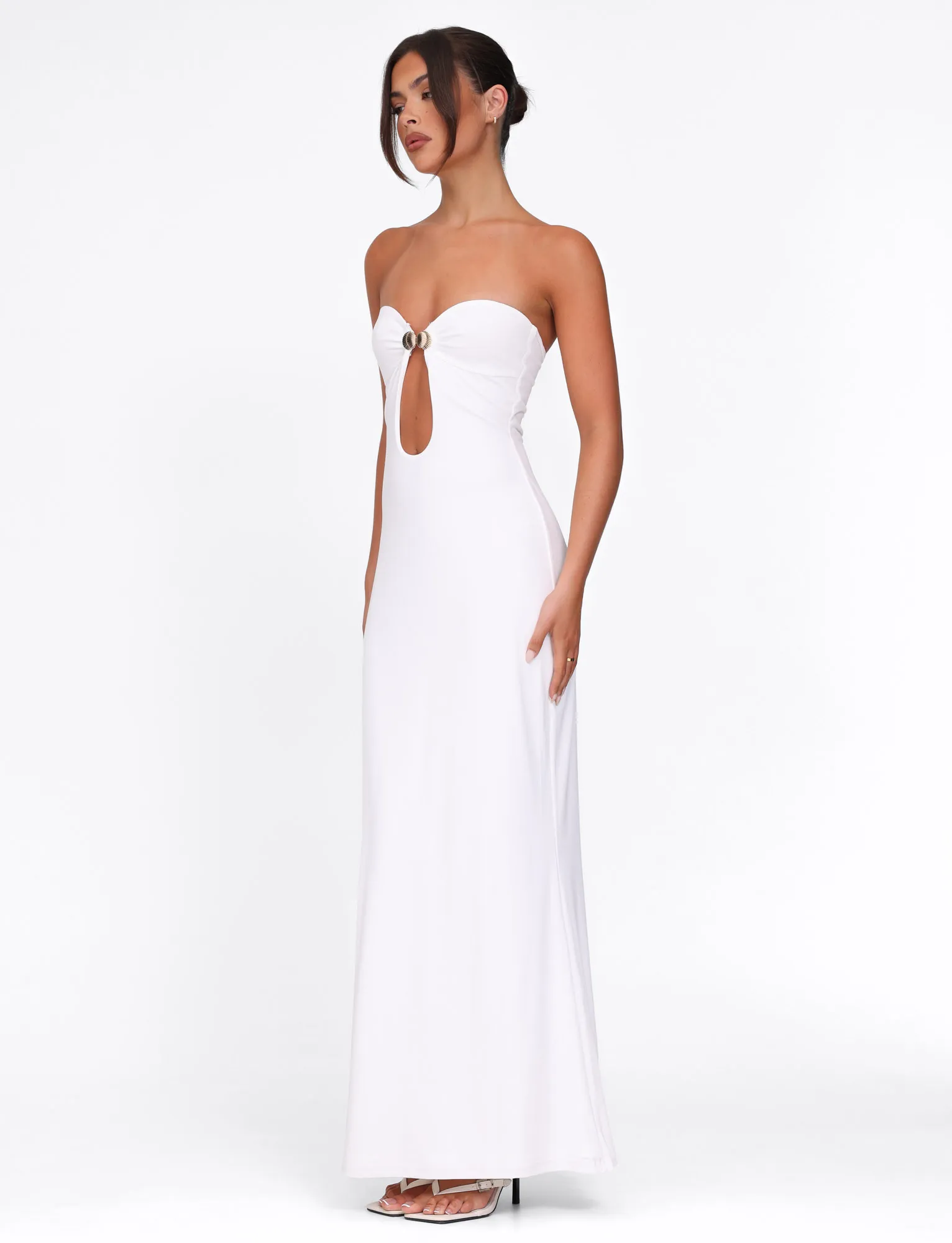 CECILY MAXI DRESS - WHITE Easy Going