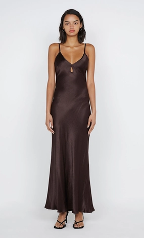 CEDAR CITY MAXI DRESS - DARK CHOC/DARK CHOC Comfy and Cozy