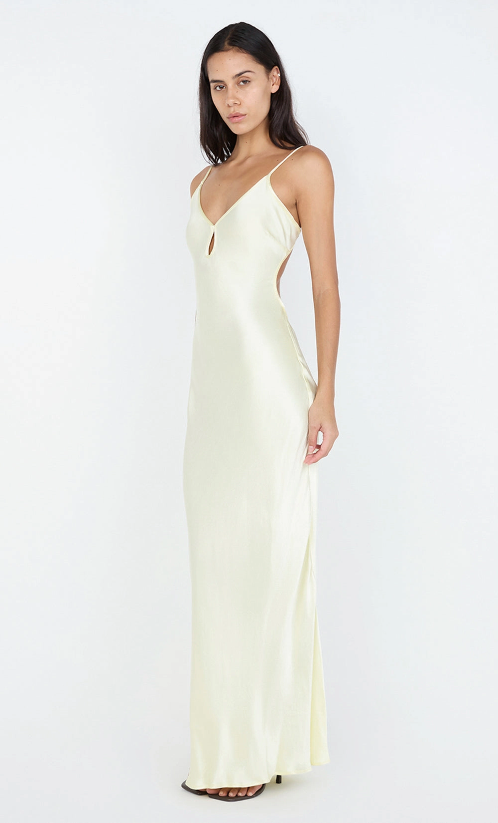 Form Fit CEDAR CITY MAXI DRESS - ICE YELLOW