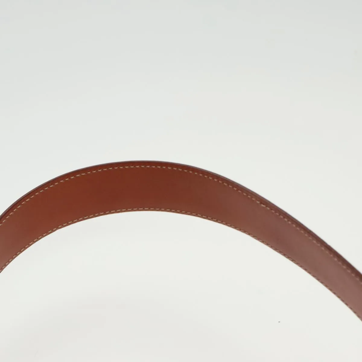 CELINE Macadam Canvas Shoulder Bag PVC Leather Brown Gold 97279