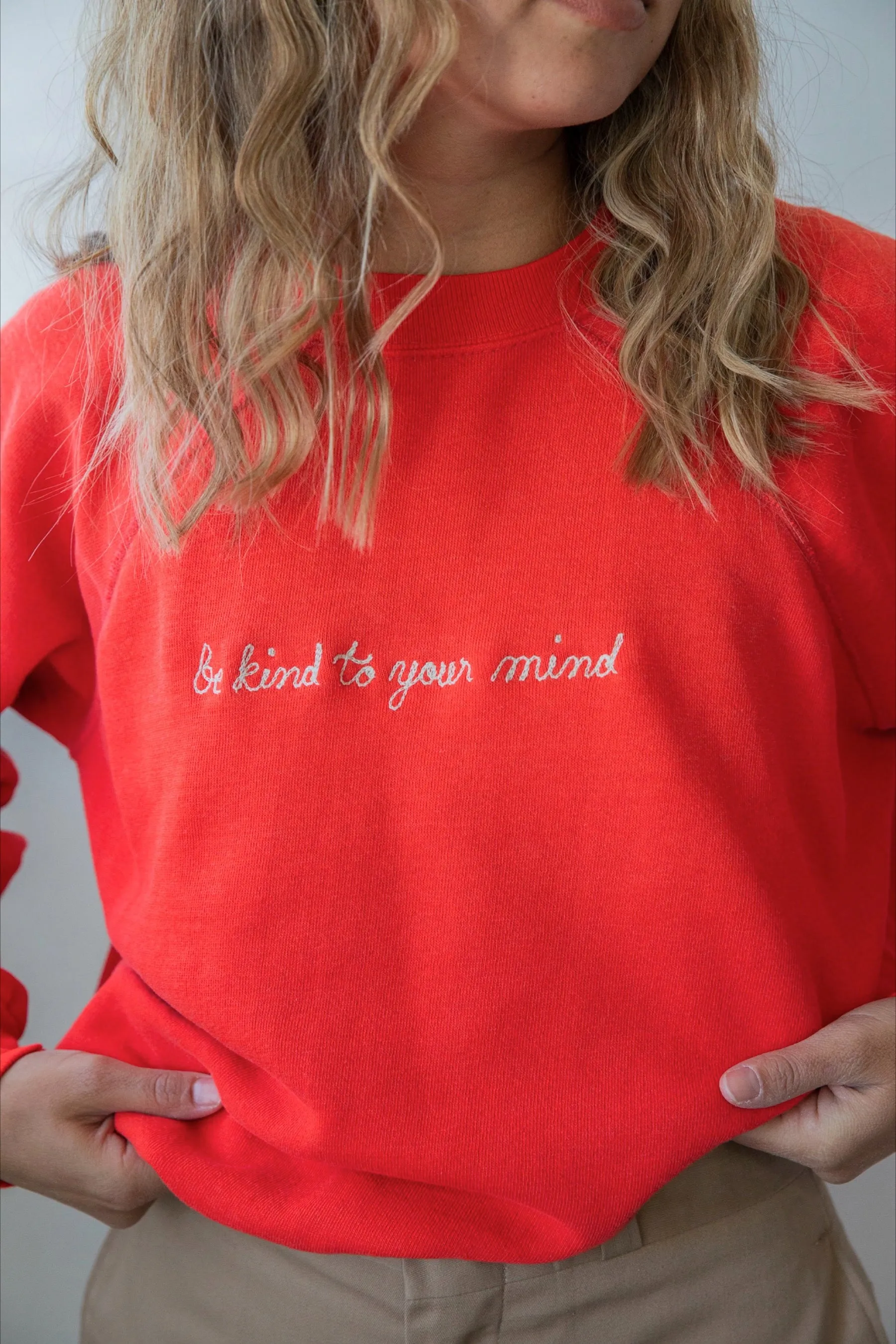 Ceremony Chainstitch X Prism Apple Be Kind To Your Mind Sweatshirt