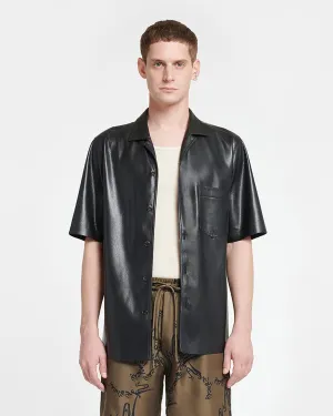 Bodil - Okobor? Alt-Leather Shirt - Black Versatile Comfort tall size