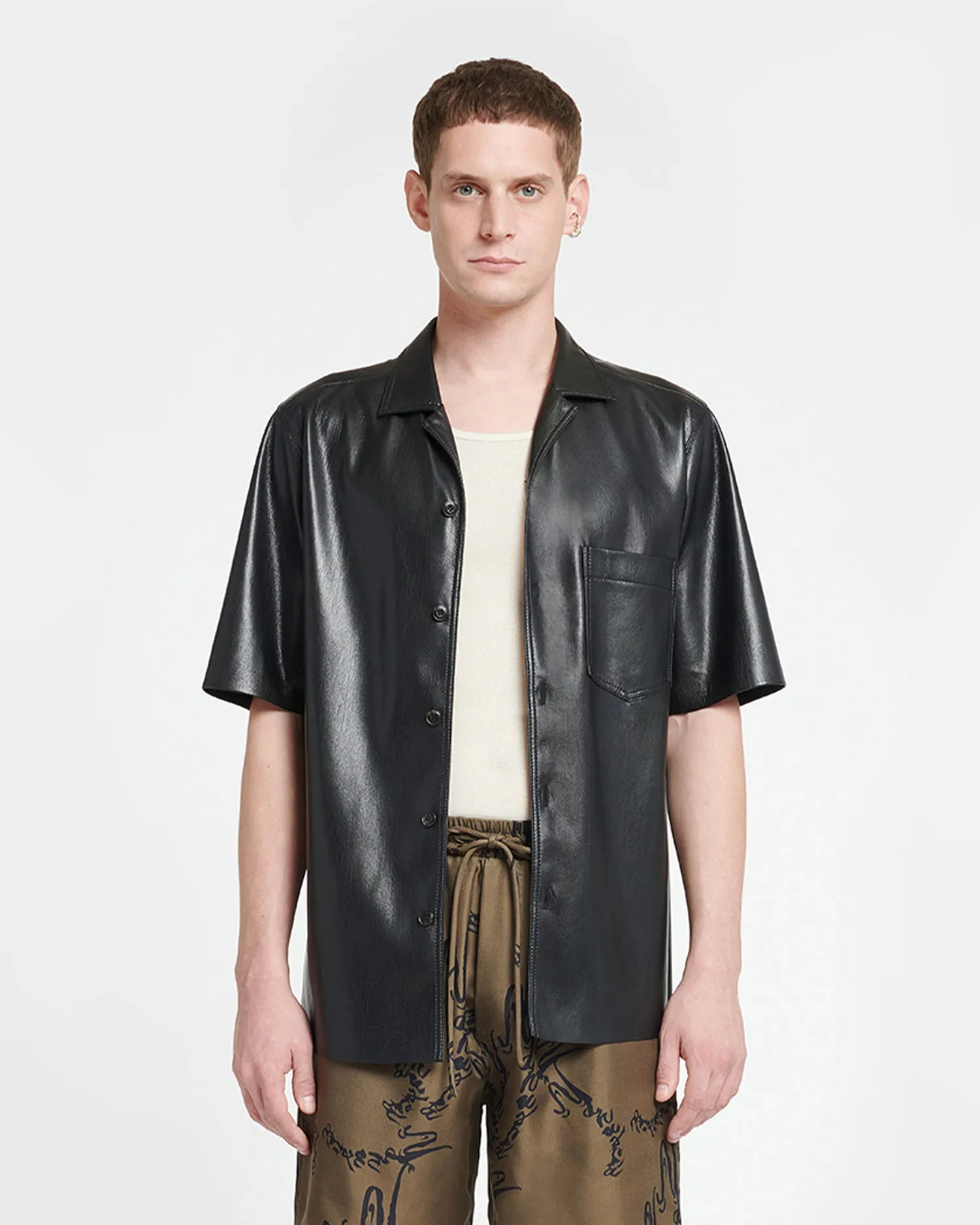 Bodil - Okobor? Alt-Leather Shirt - Black Versatile Comfort tall size