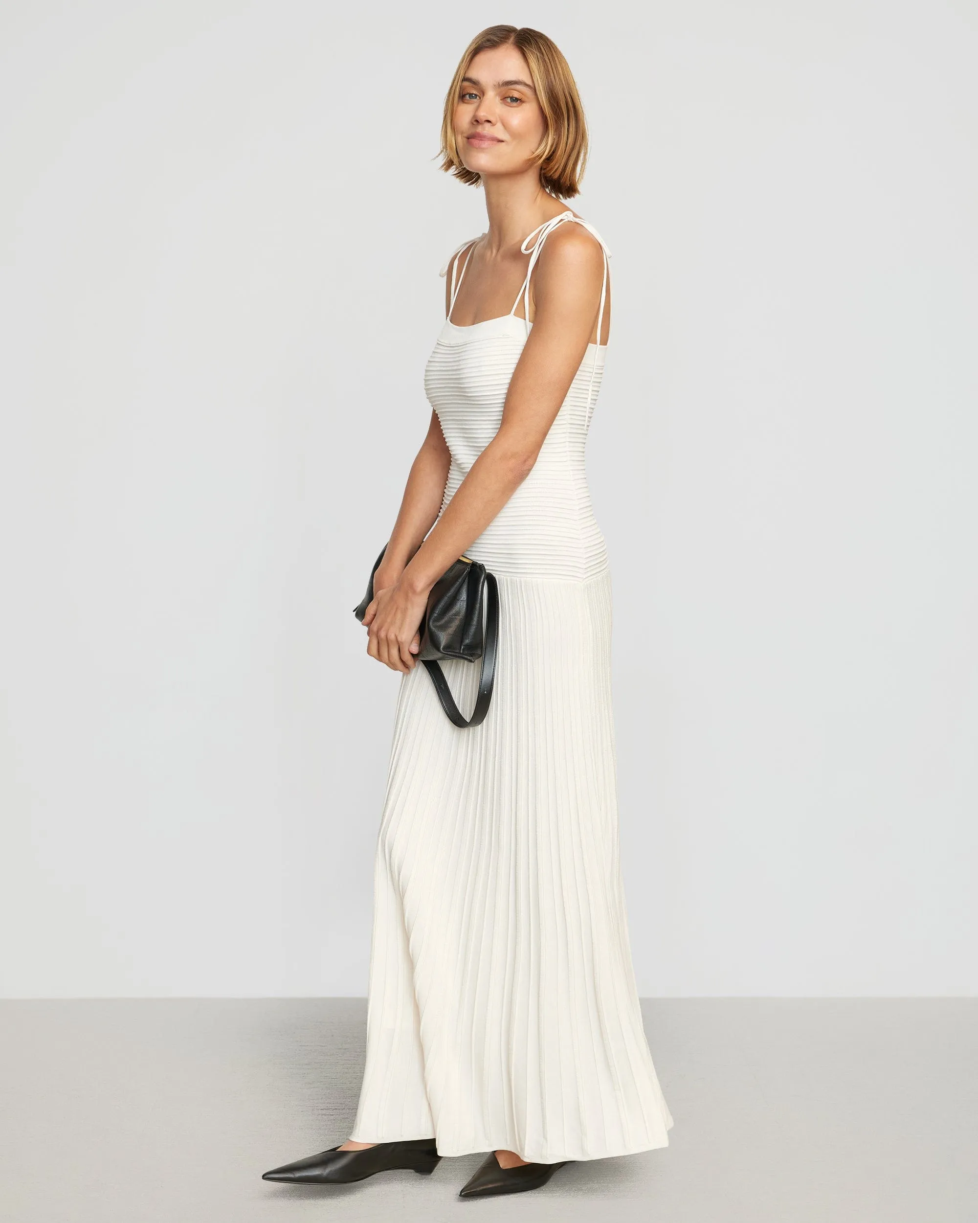 Church Proper Silk Air Chan Ottoman-Knit Dress