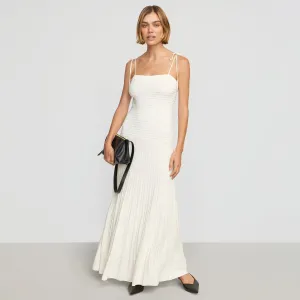 Chan Ottoman-Knit Dress Sunset Look
