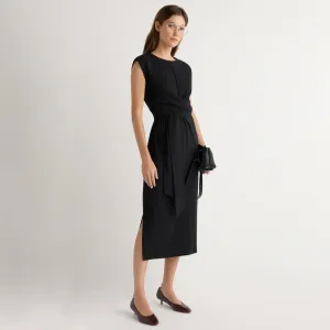 Fei Tie-Front Organic Cotton Dress Sophisticated Edge