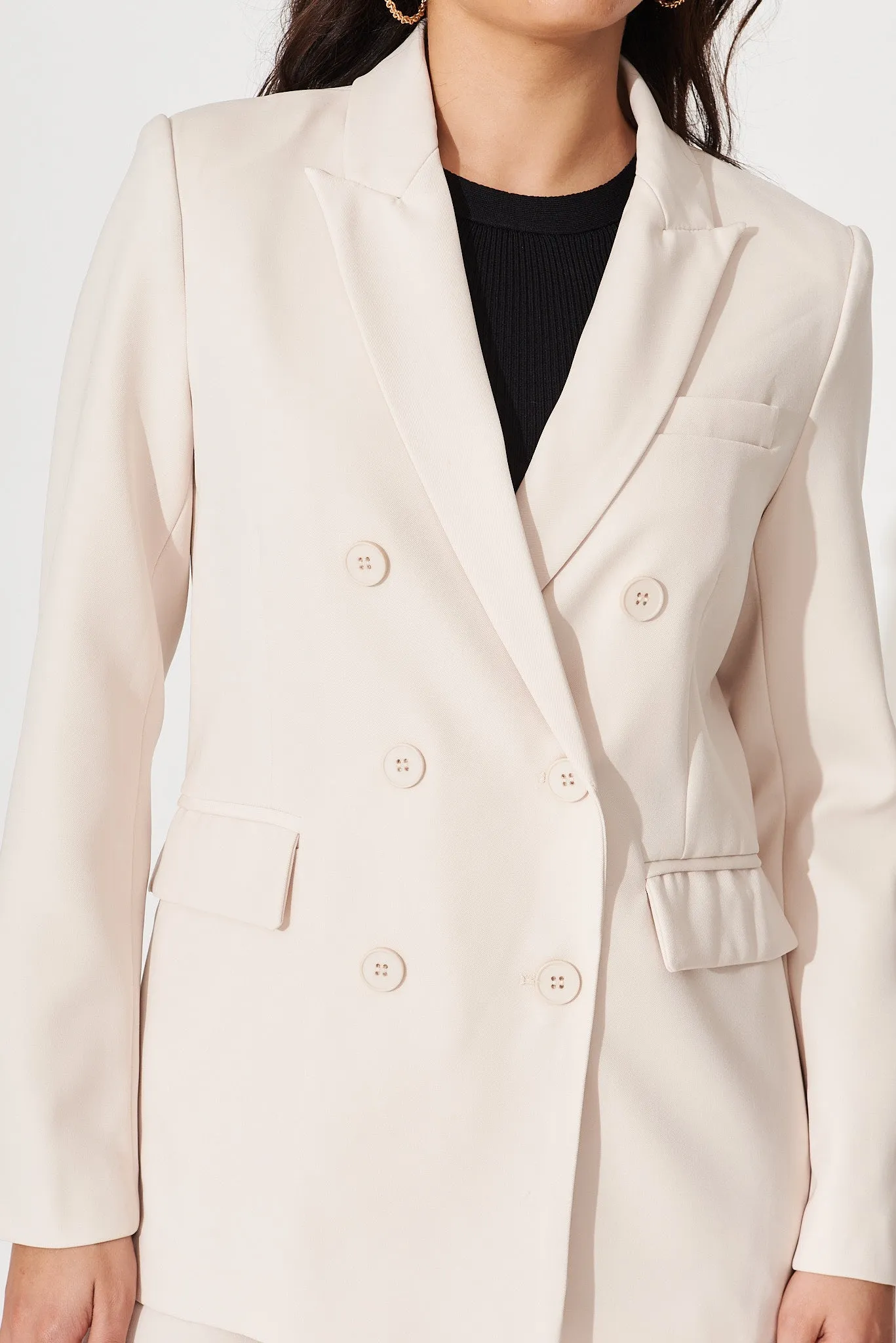 Cheryl Blazer In Beige