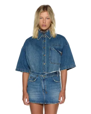 Unisex Look City Walk Smooth GARAGE SS SHIRT AGED