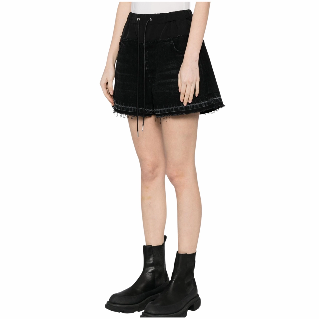 Free Size Adjuster Moisture Management System Drawstring Denim Short