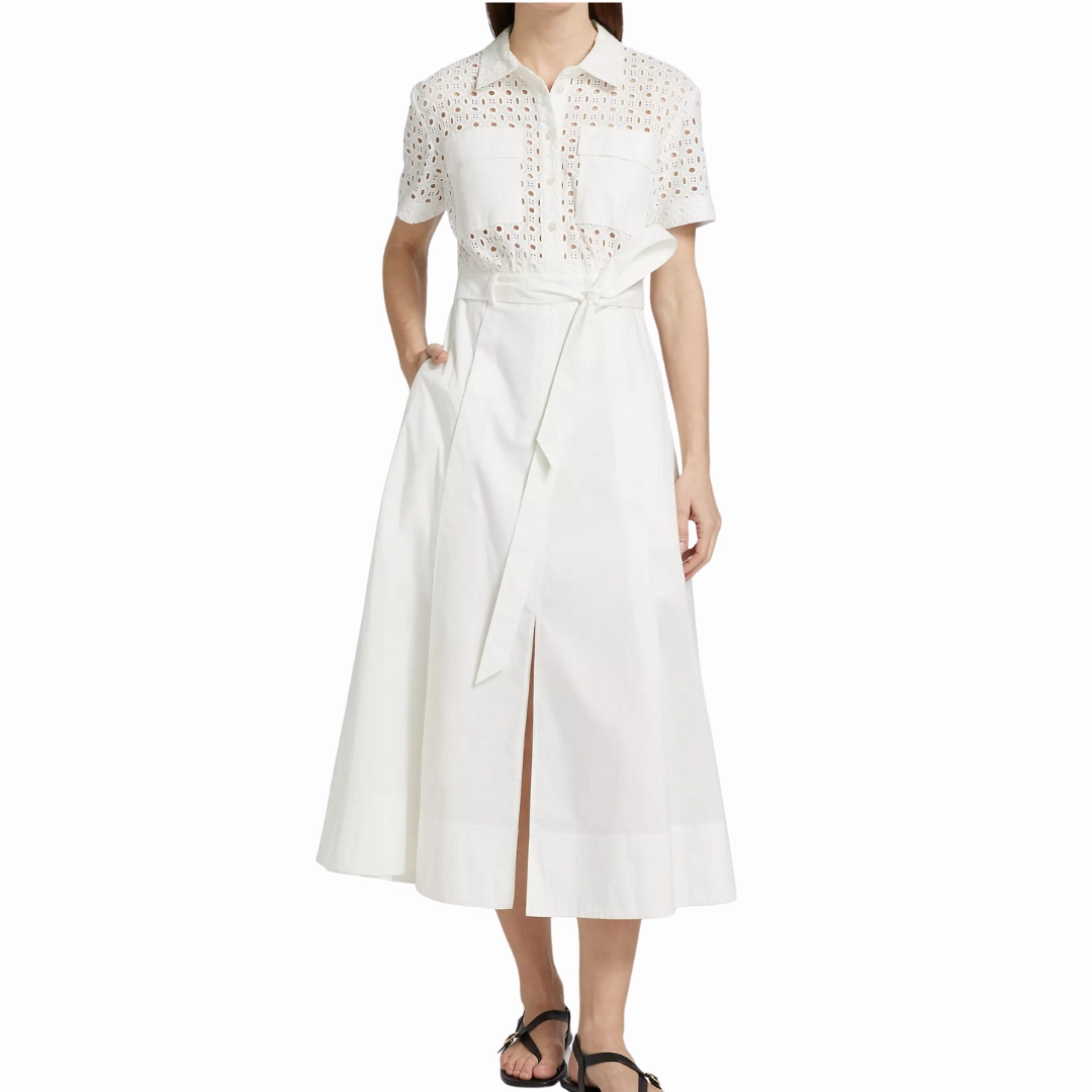 Layered Look Simple Touch White Camille Dress