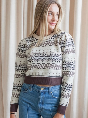 DoubleLayered Hem Technology Marley Knit Sweater