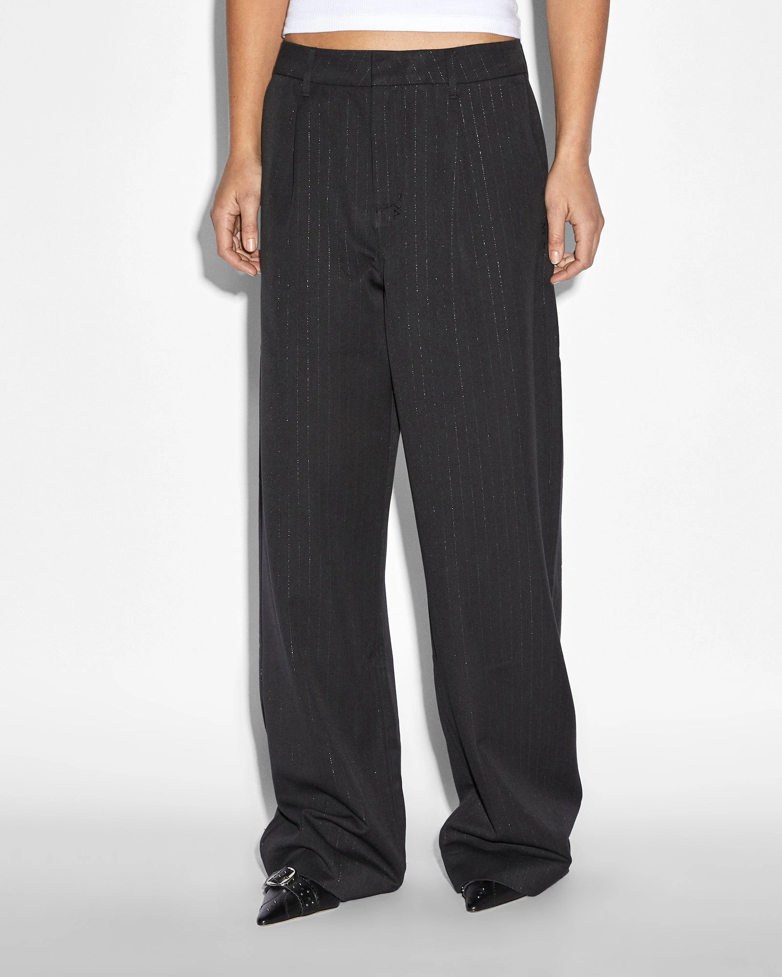 Stylish Waistband REBEL TROUSER PINSTRIPE