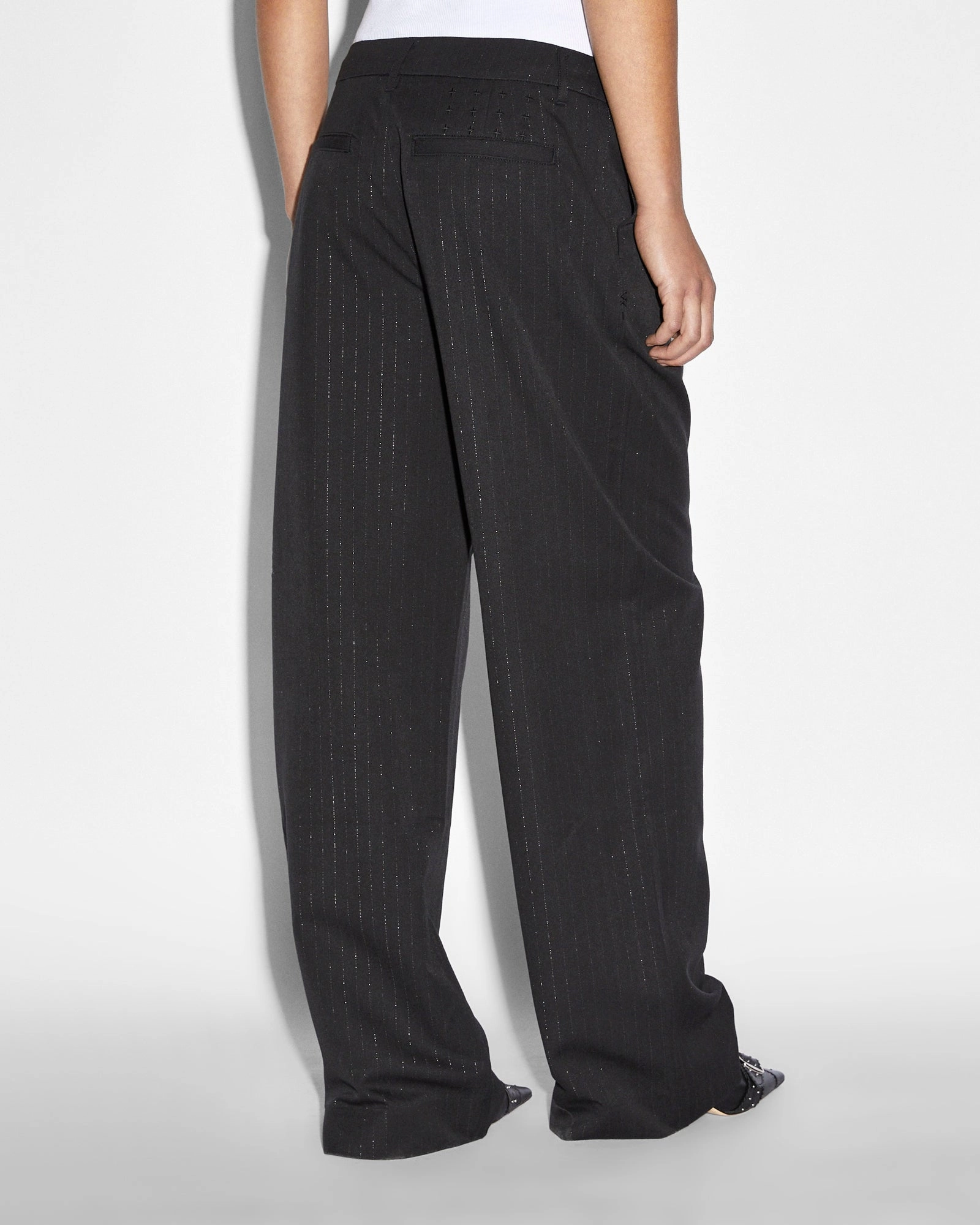 Eco Friendly Dye Perfectly Relaxed REBEL TROUSER PINSTRIPE