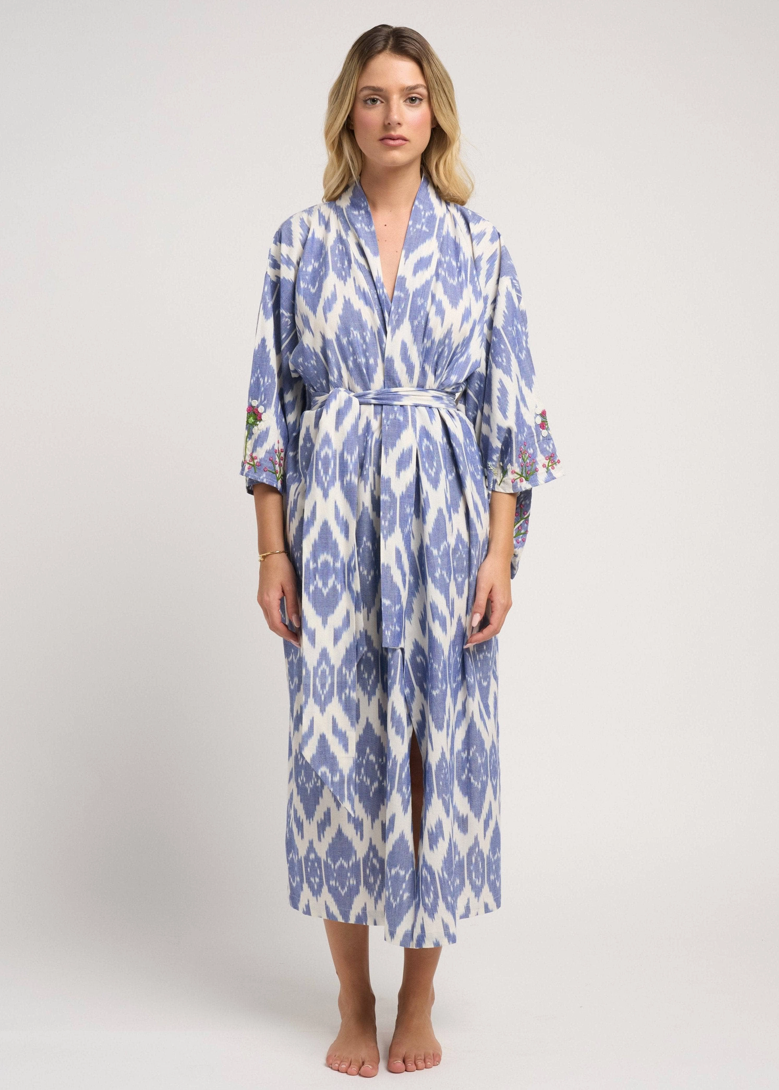 Anisa Kimono Lilac Shine Dressy