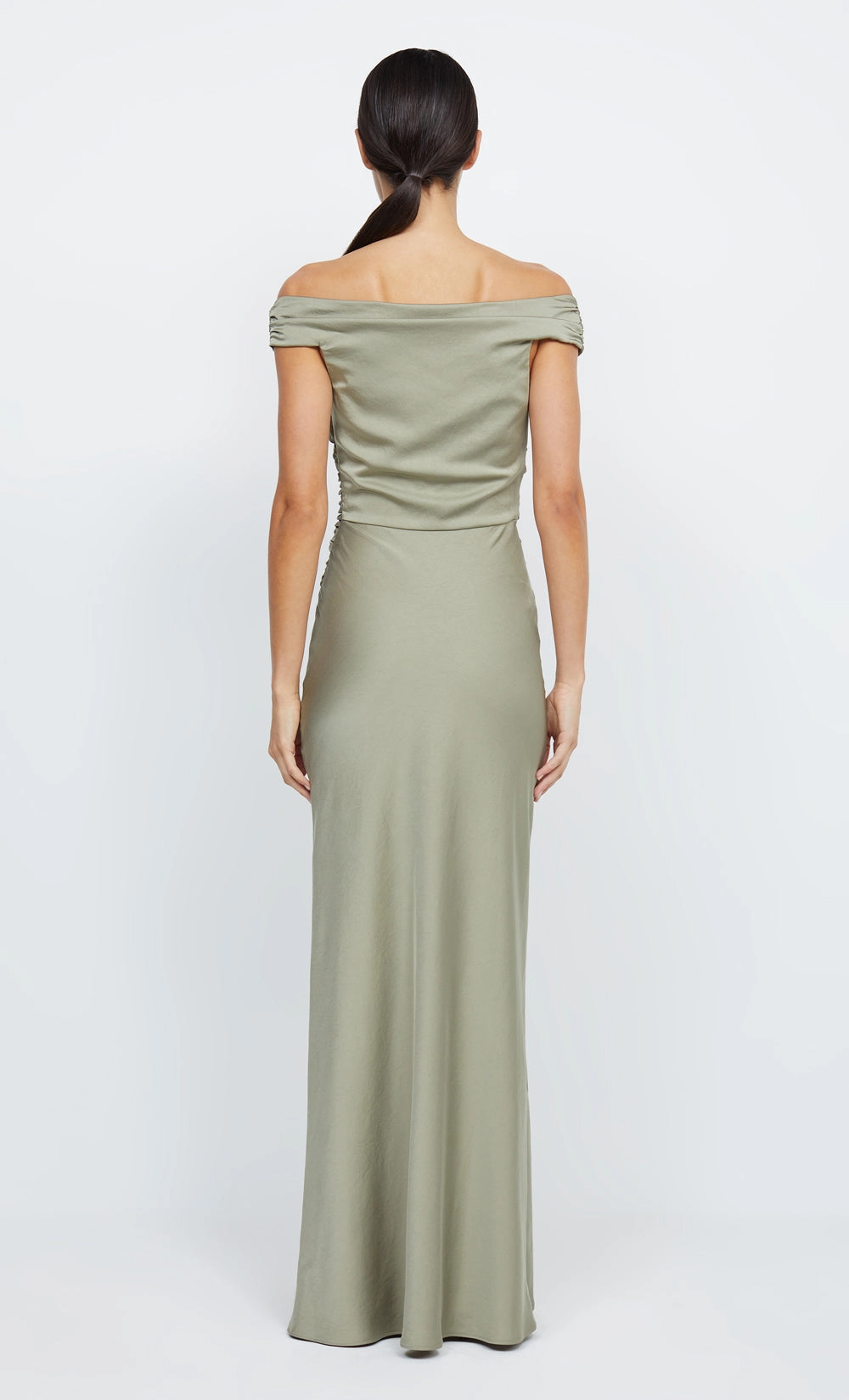 Cool Look ETERNITY OFF SHOULDER MAXI - SAGE