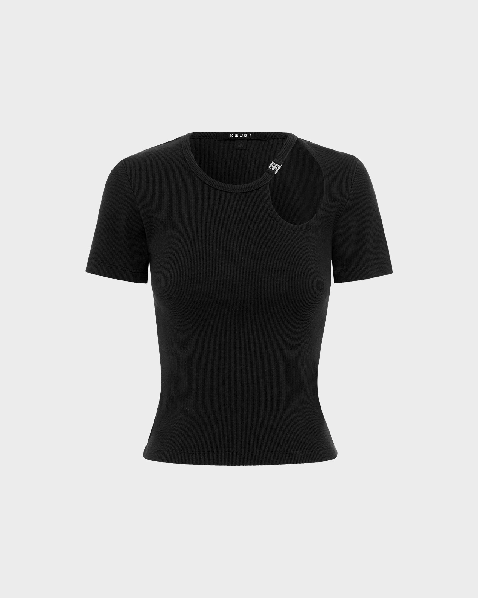 Chilly Wear ARISE CUT OUT SS TEE BLACK Comfort Apparel MultipurposeCuffs