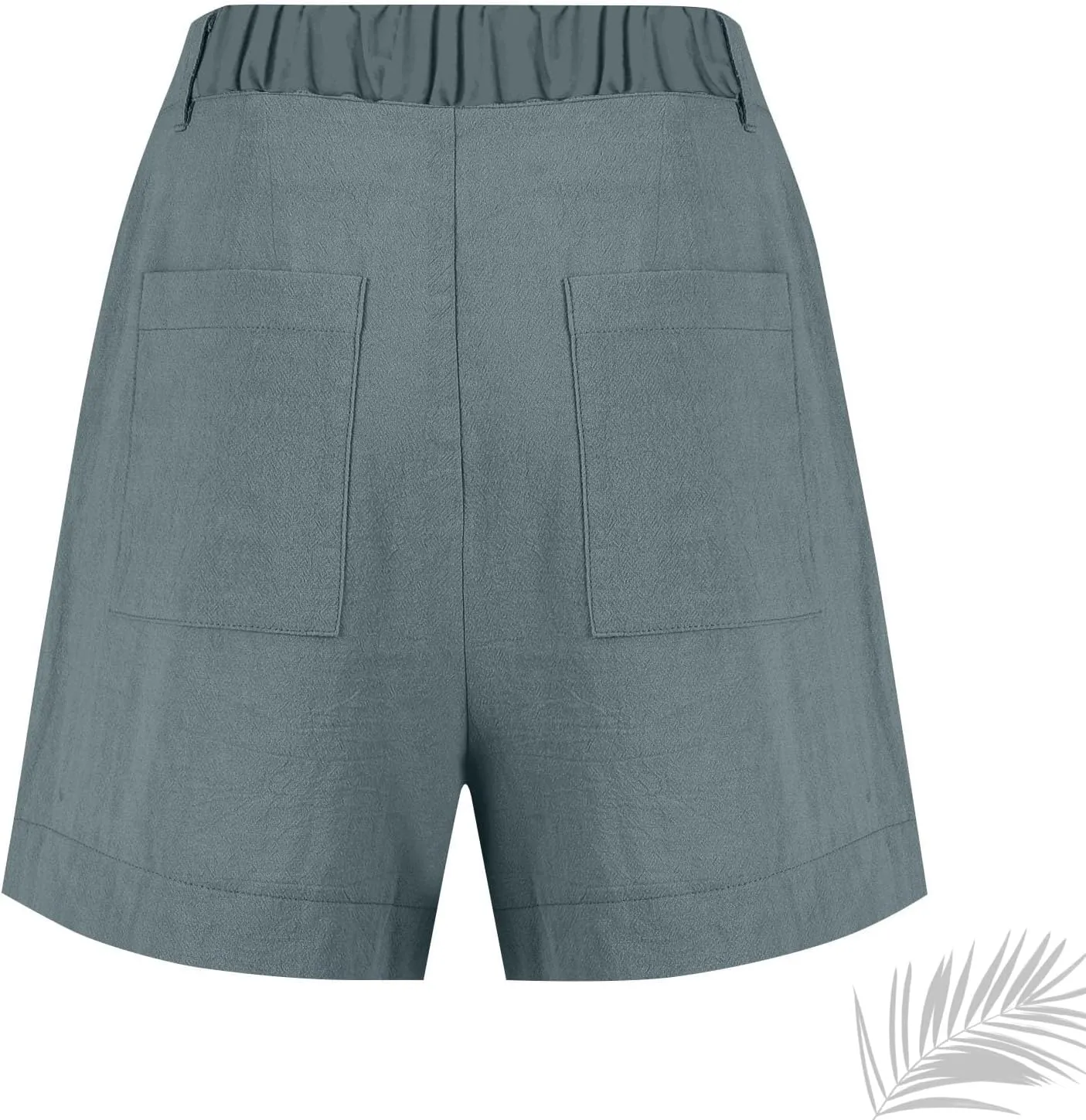 Chino Shorts for Women Casual Summer Linen Shorts, High Waisted Bermuda Short Comfy High Waisted Work Short Pants