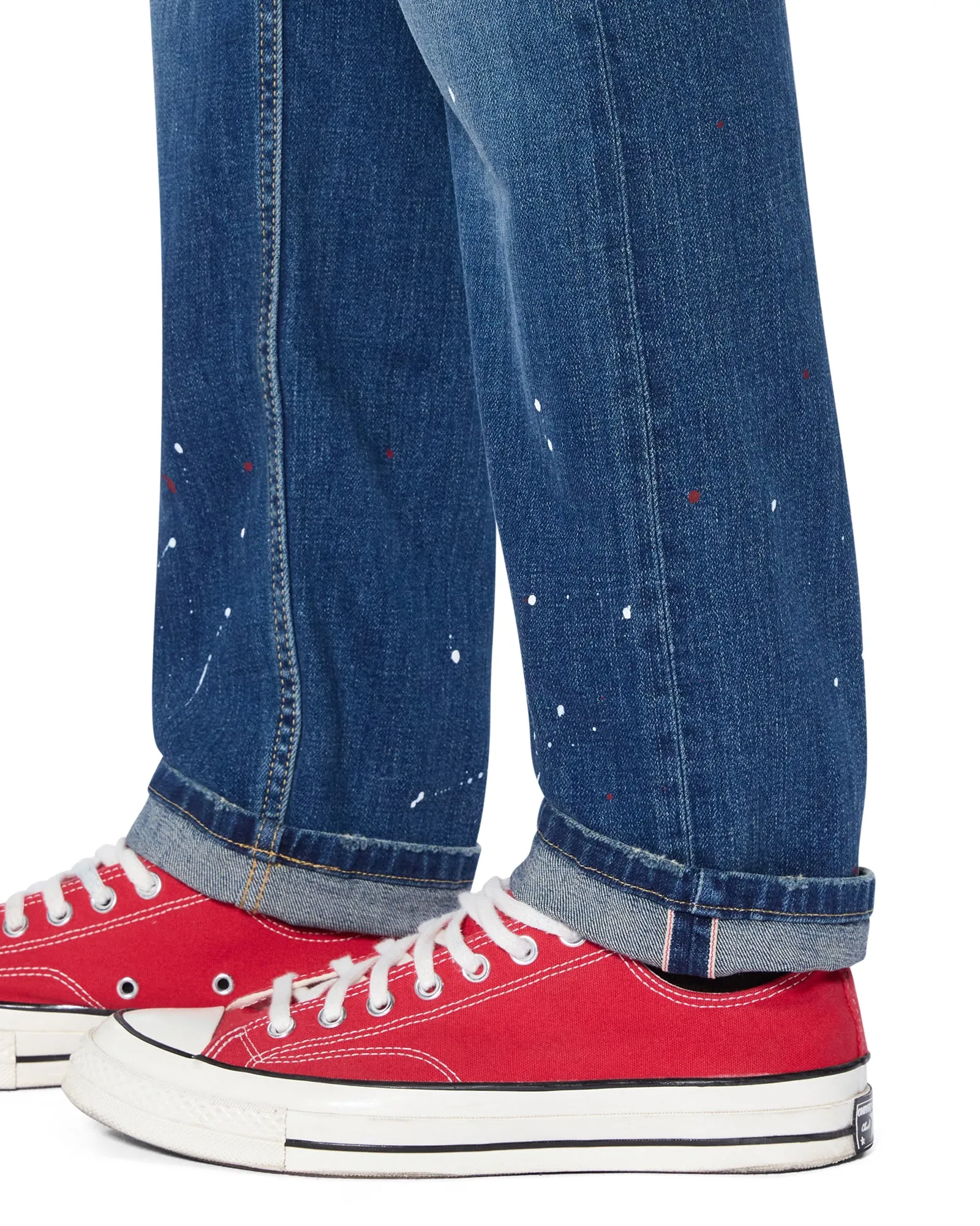 CHITCH SELVEDGE ARTIST BLUE Distressed Details Autumn Days Outdoor Enthusiast Streetwear Fan