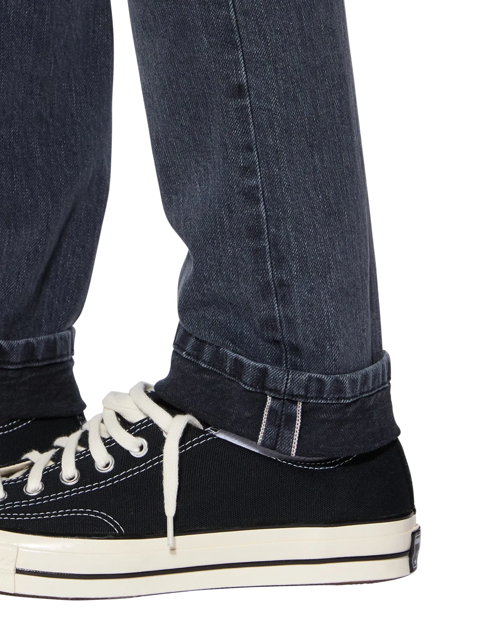 CHITCH SELVEDGE NY BLACK Hidden Rivet Details