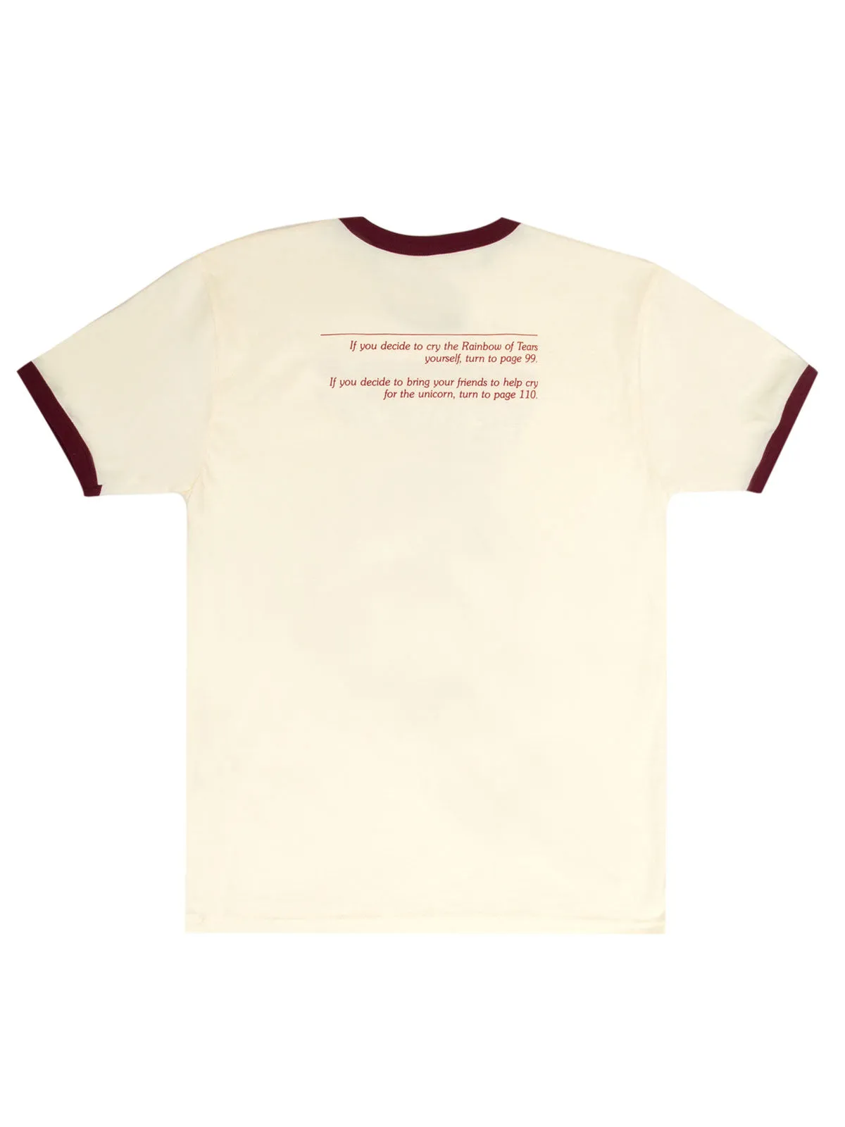 Choose Your Own Adventure: The Magic of the Unicorn Unisex Ringer T-Shirt