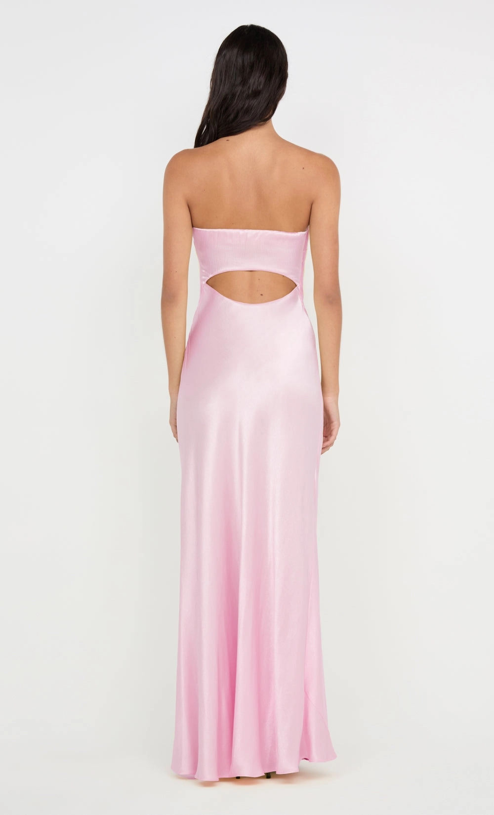 CINDER STRAPLESS MAXI DRESS - POWDER PINK Street Motion DurableStitching