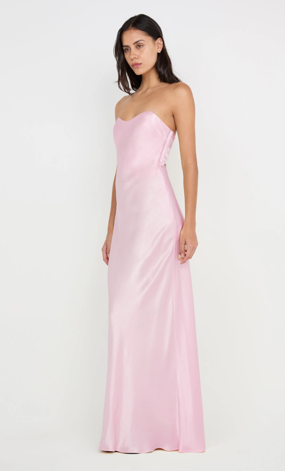 CINDER STRAPLESS MAXI DRESS - POWDER PINK Lounge Mood All Season Style