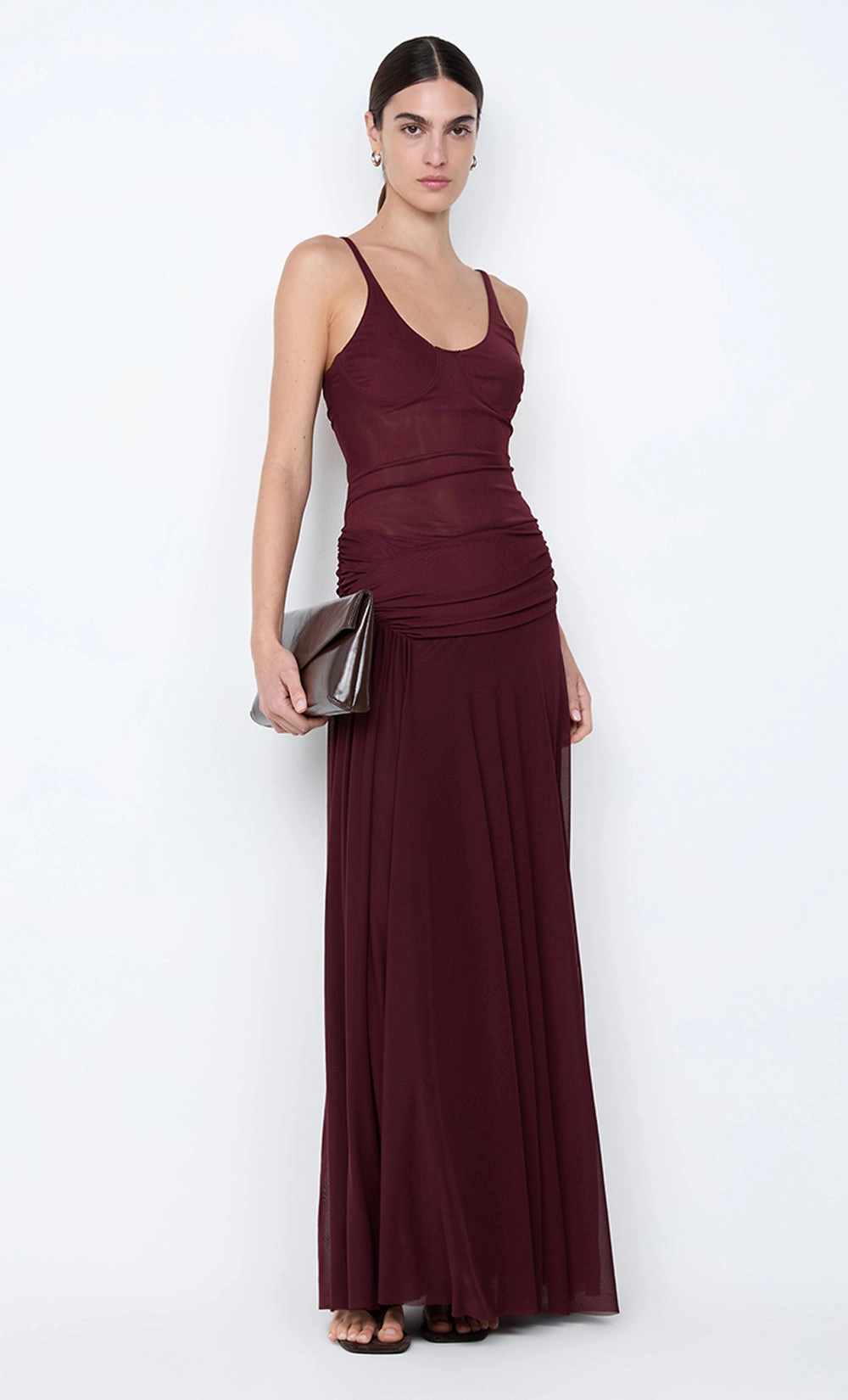 Lounge Base Gentle Flow CITRINA MAXI DRESS - PLUM