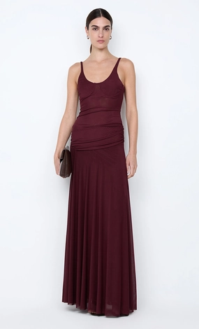 Classic Layering CITRINA MAXI DRESS - PLUM