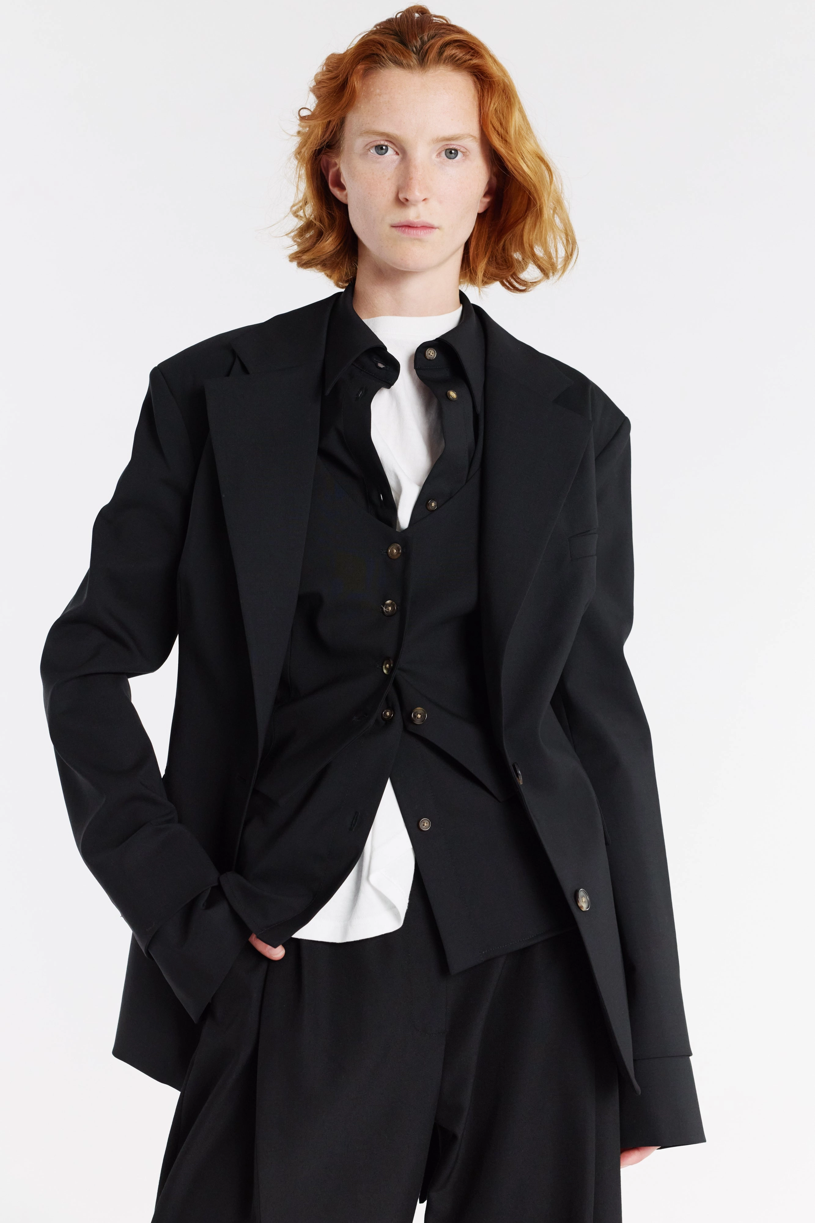 Abrasion Resistant Fabric Temperature Balancing Layer 3 In 1 Jacket Black