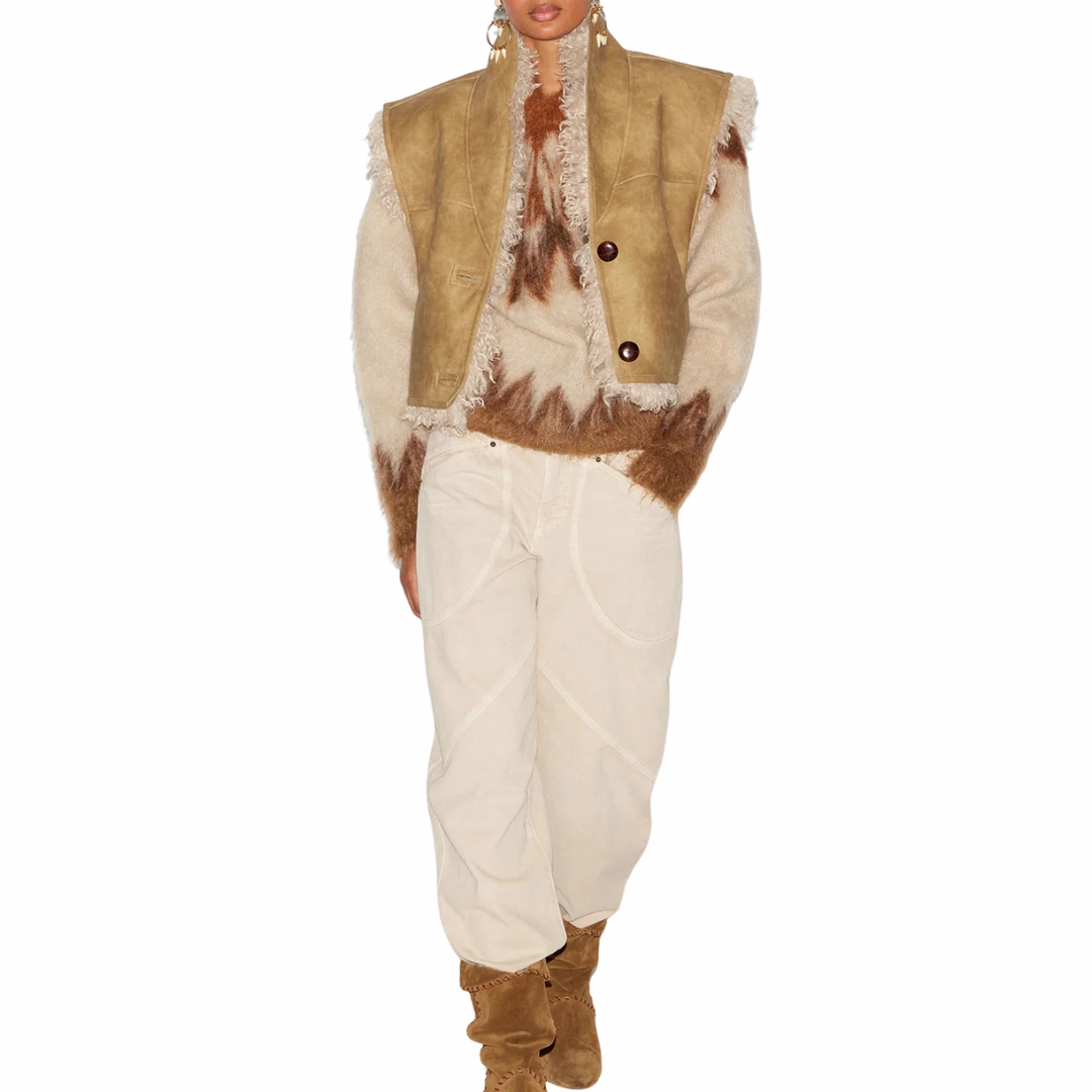Clara Vest Stand Up Collar