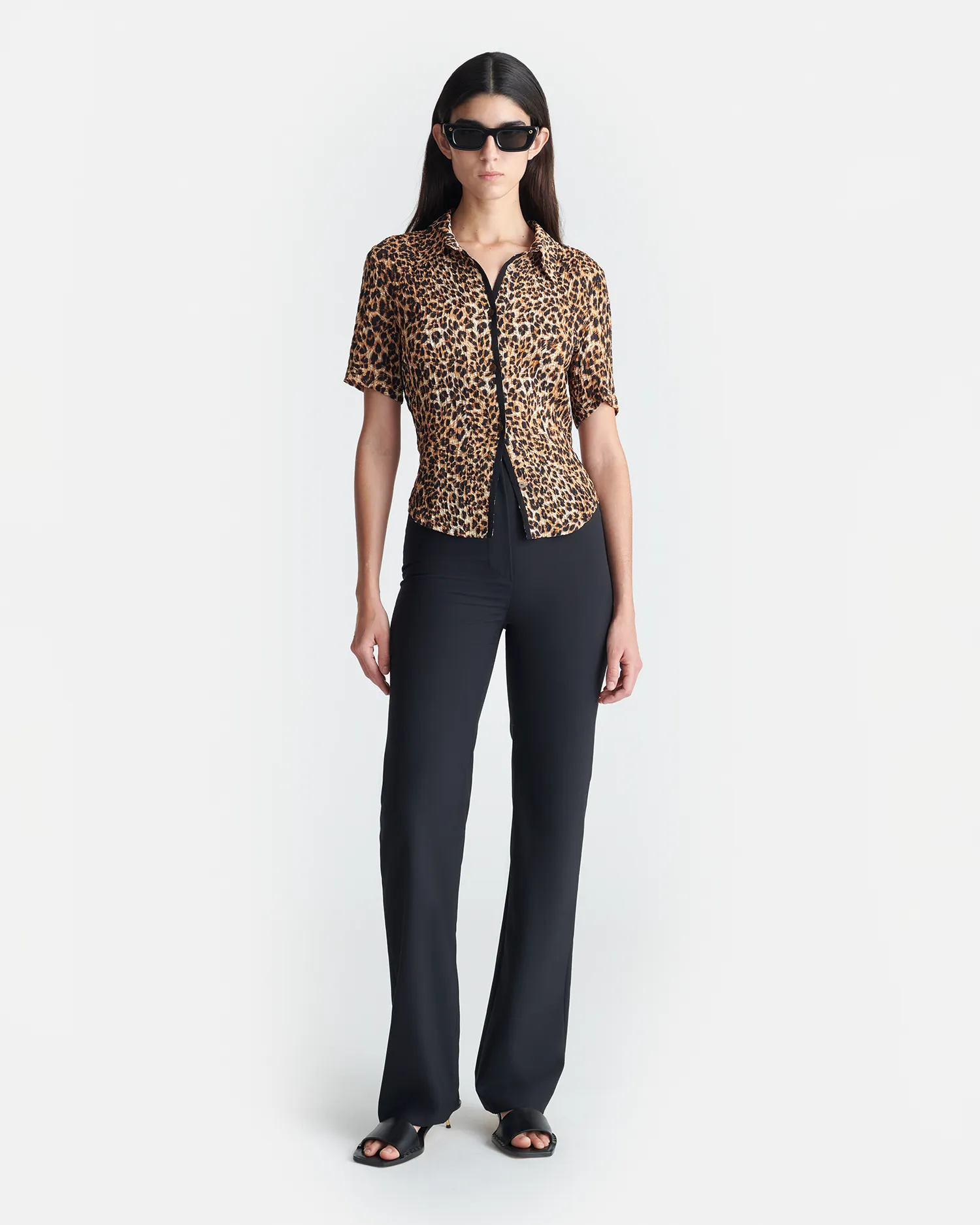 Move Easy Clare - Printed Shirt - Ocelot