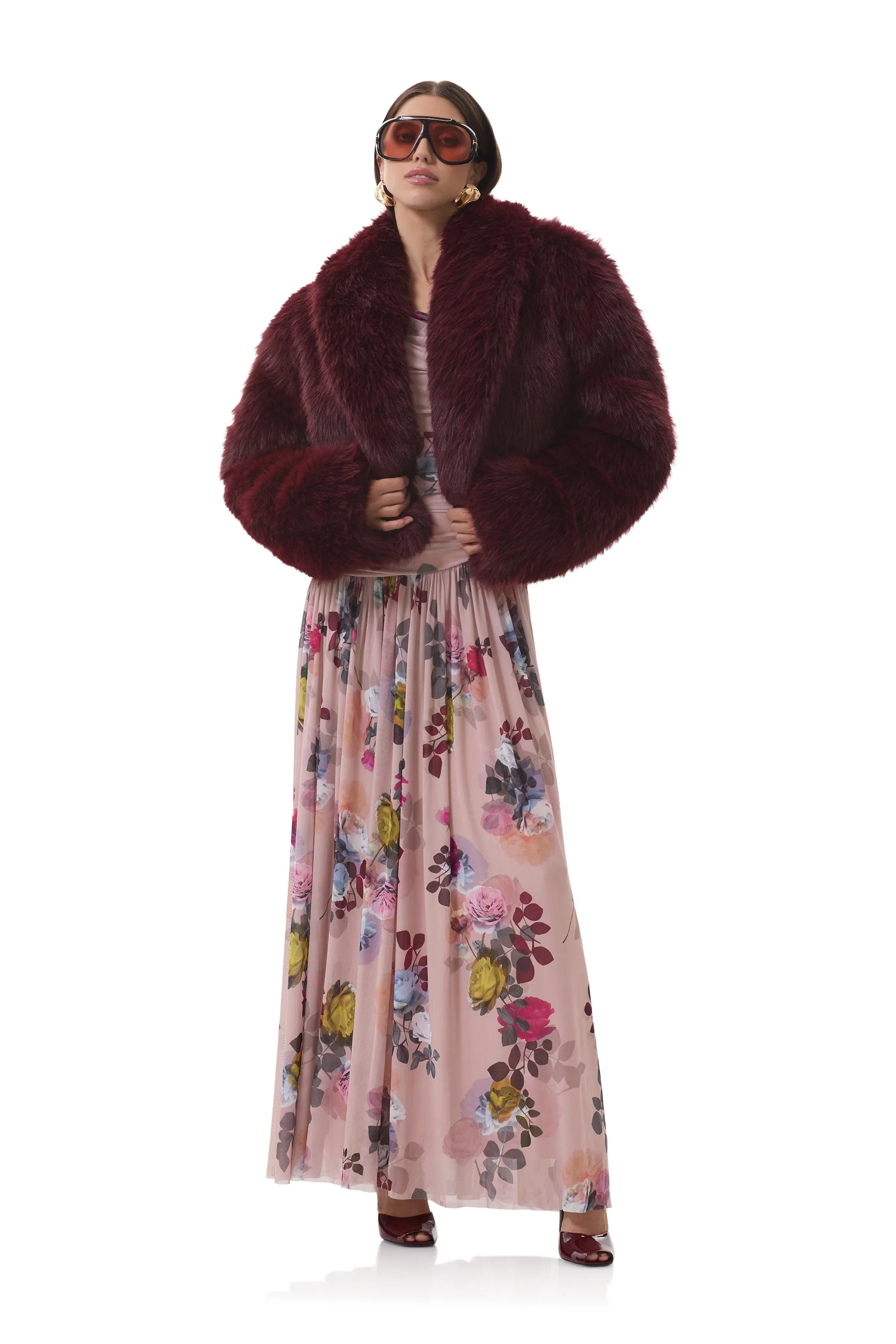 Heart Glow Chic Tailoring Design Marietta Dress - Photo Rose