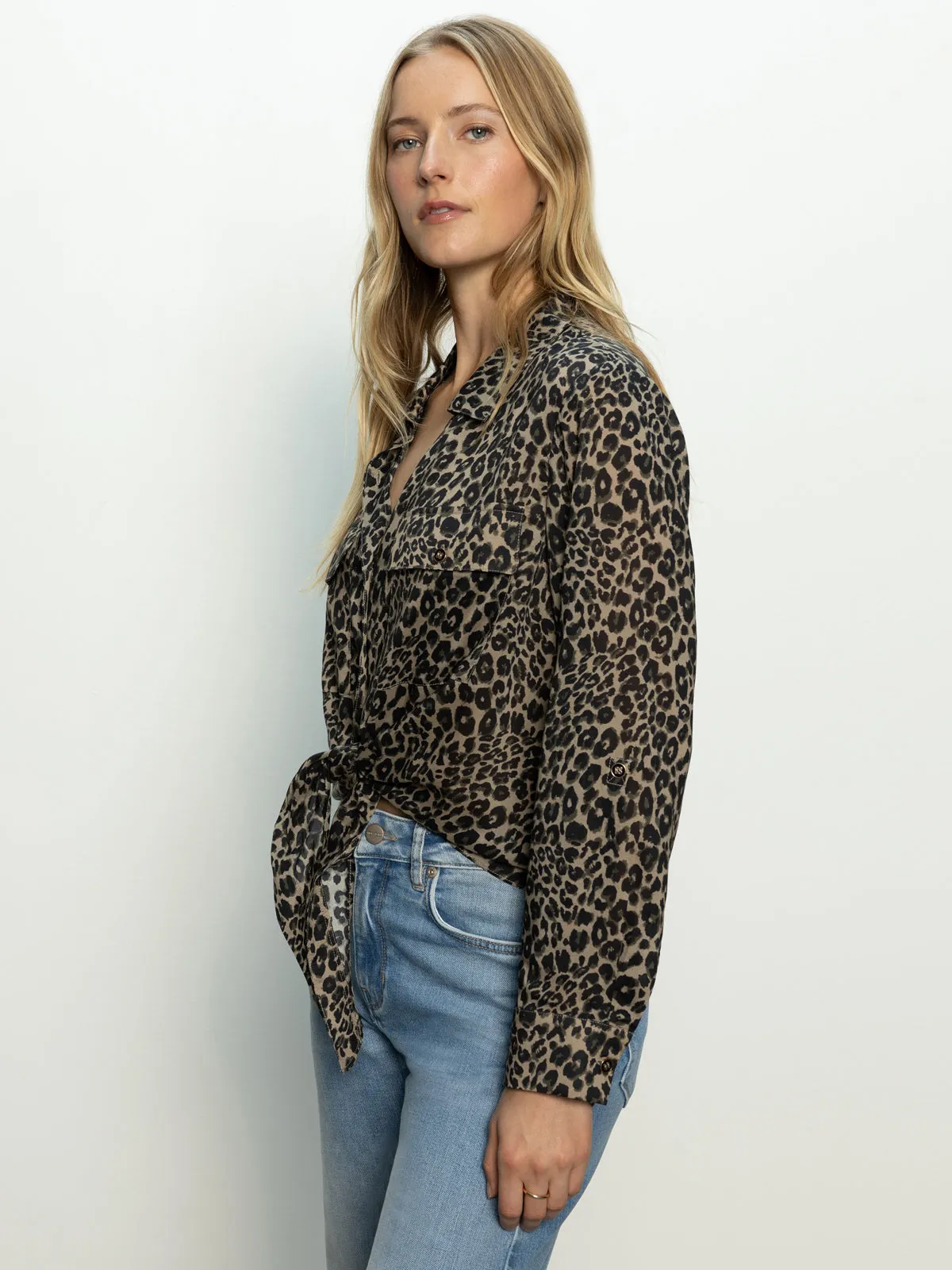 Wild Love Tie Top French Kitty short sleeved