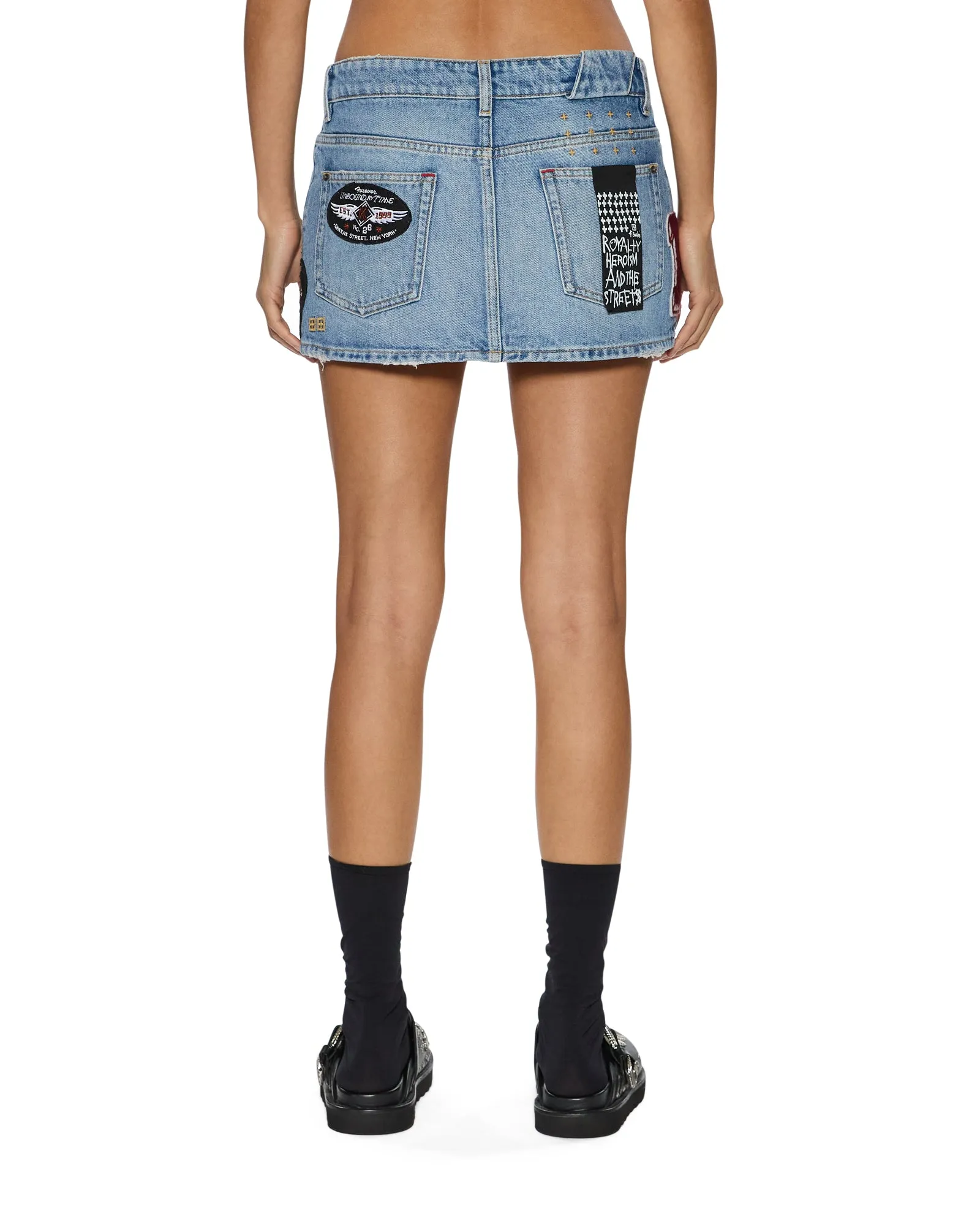 True Fit MICRO MINI SKIRT HORIZON PATCH