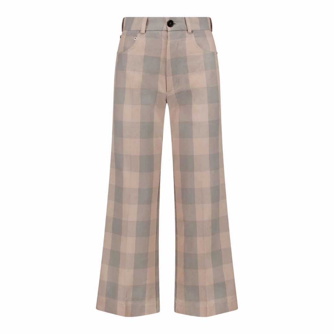 Check Tailored Trouser Bonded Seam Technology