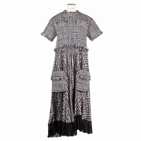 Tweed Dress City Layer Minimal Detail