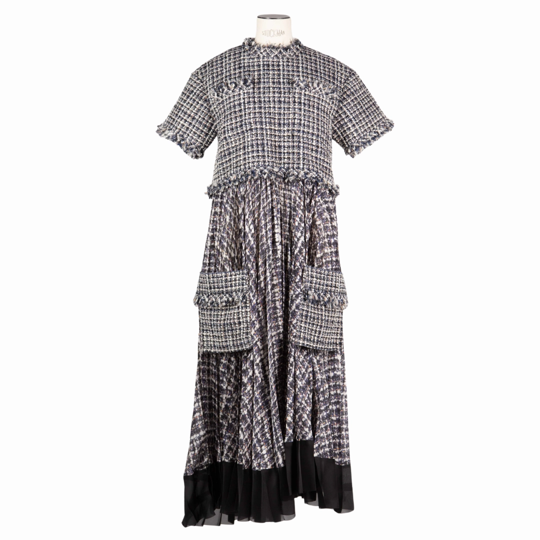 Tweed Dress City Layer Minimal Detail
