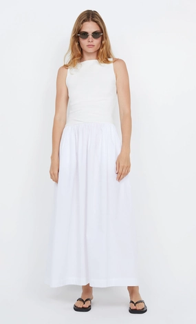 FREYA BOAT NECK DRESS - IVORY Urban Spirit Easy Match