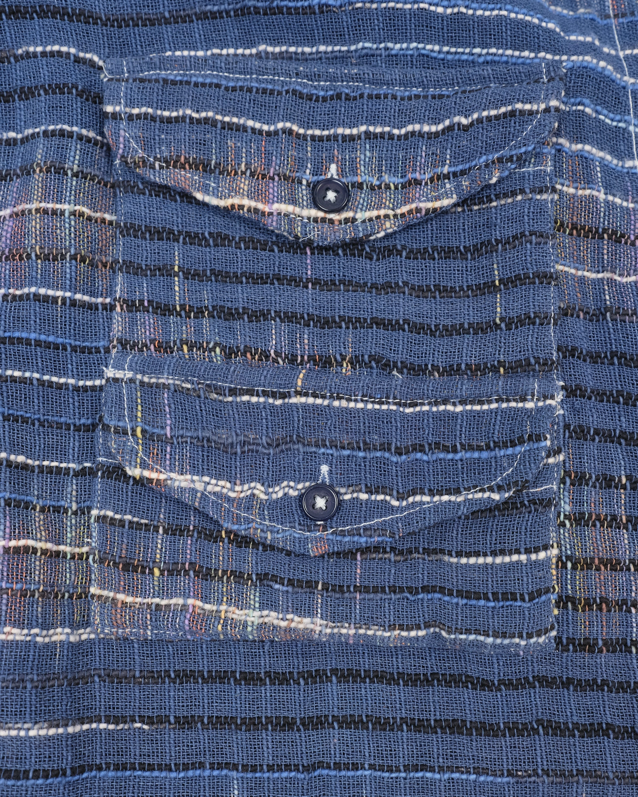 Harvest Shirt - Indigo Handloom Anti Odor Treatment Compact Fold Design