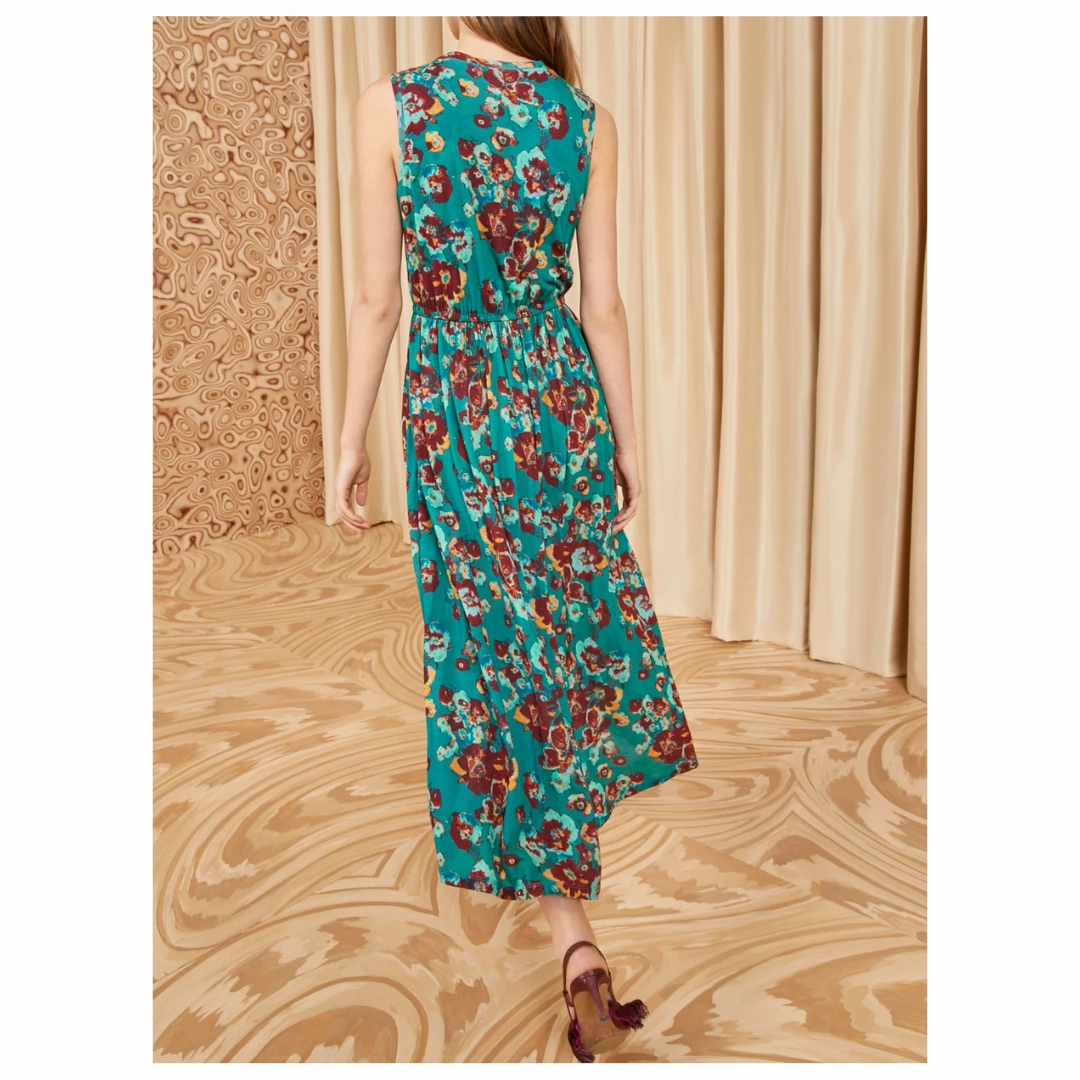 Perfect Length Irina Dress in Jade Floral
