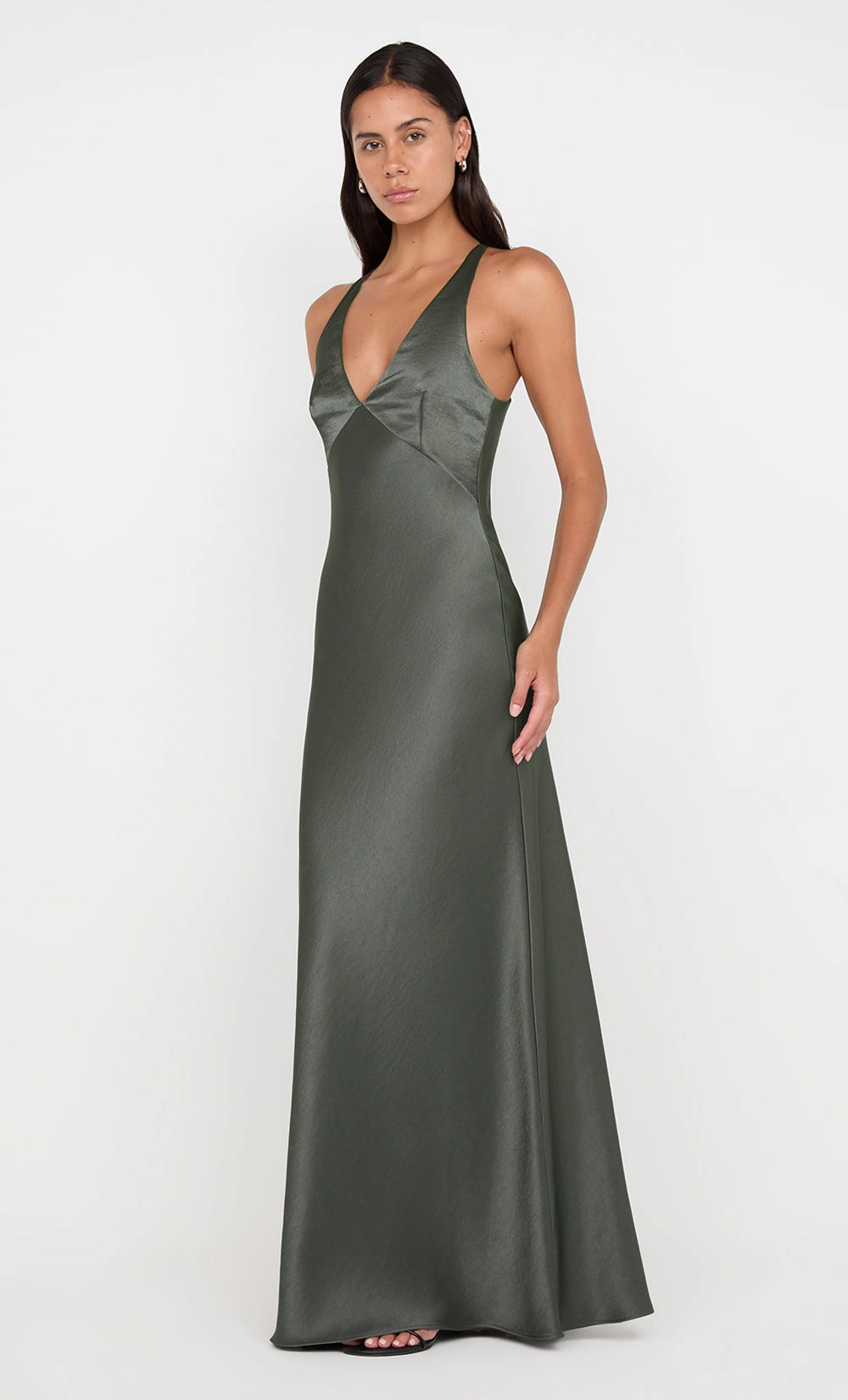 THE DREAMER V NECK DRESS - DARK WILLOW OLD Party Floral