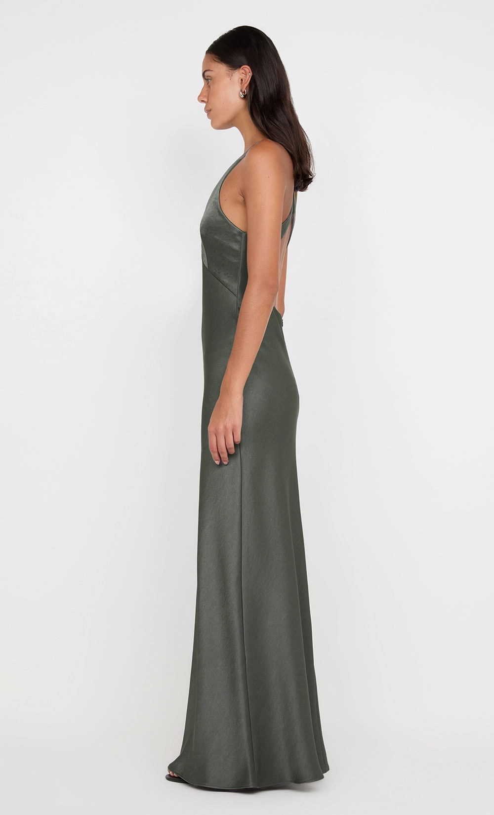 Effortless Mood THE DREAMER V NECK DRESS - DARK WILLOW OLD