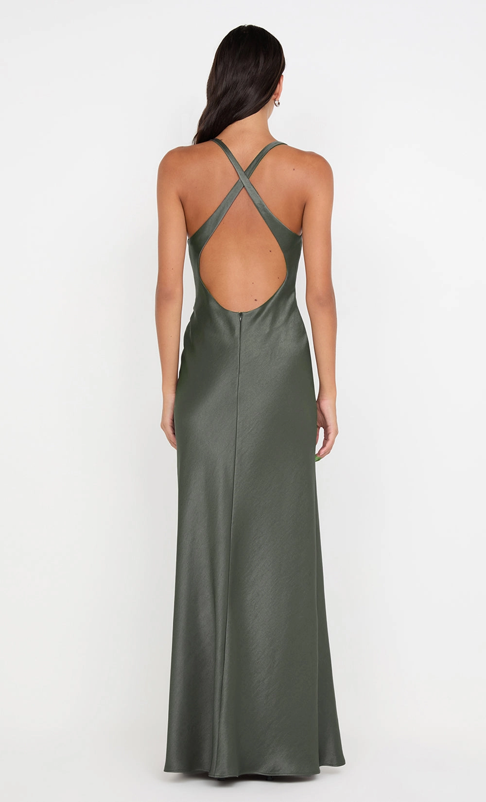 THE DREAMER V NECK DRESS - DARK WILLOW OLD spring outfit Slim Shape