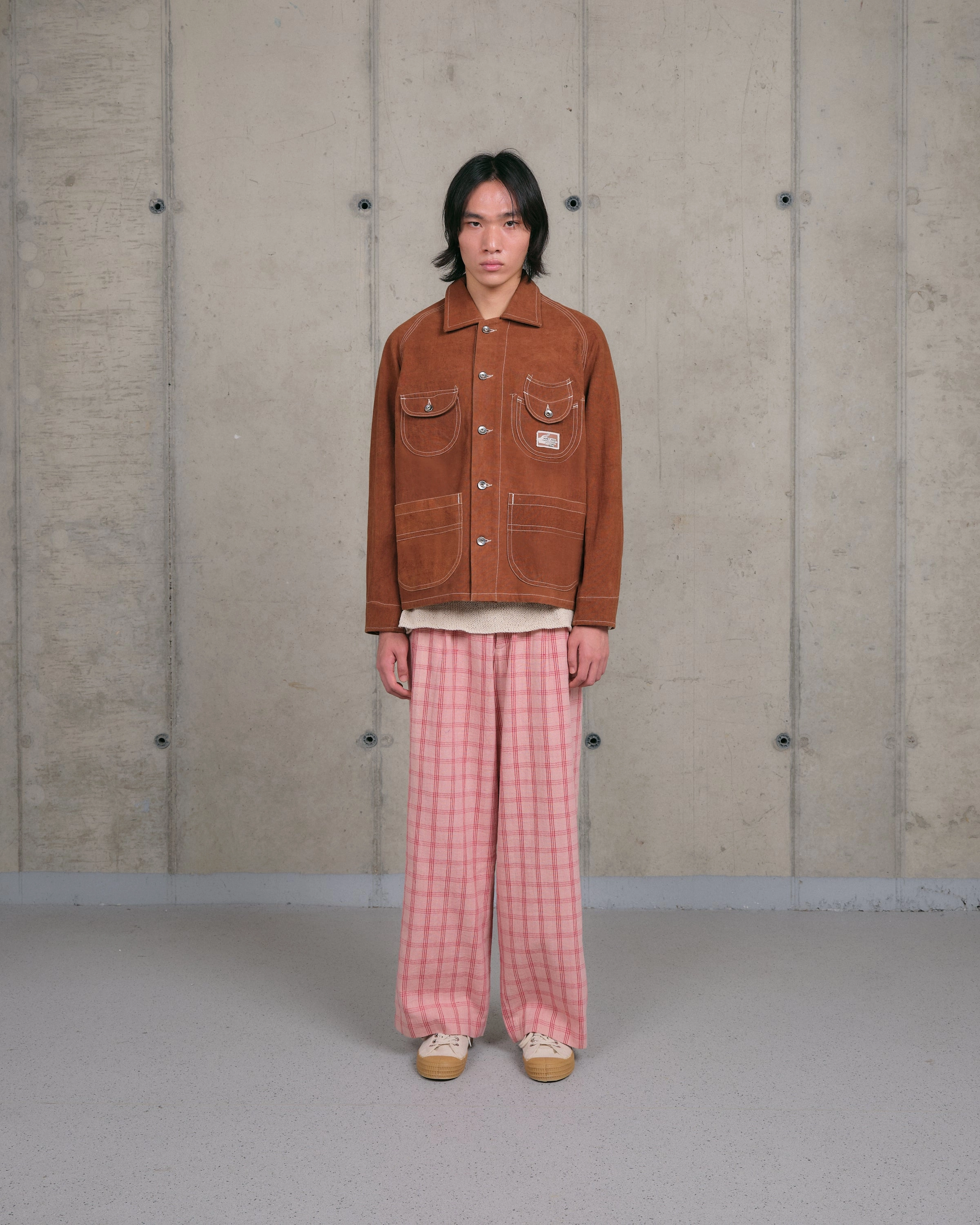 Travel Outfit Professional Wear Multi Pocket Utility Circuit Jacket - Brown Wonky-Wear
