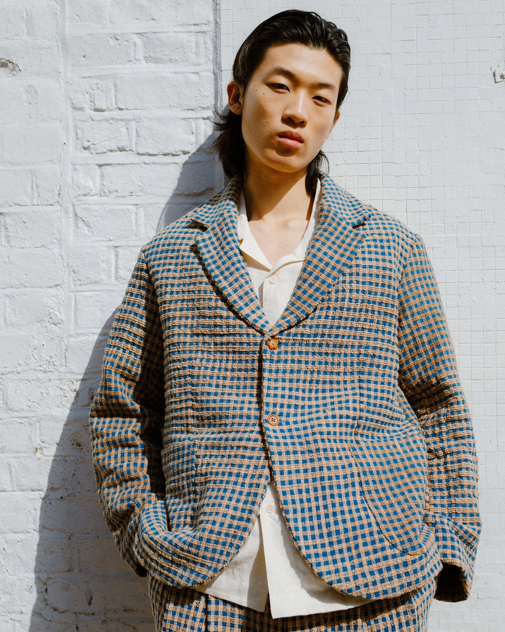 Trend Friendly Shale Jacket - Wobbly Waffle